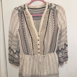 Anthropologie floret dress size US 2